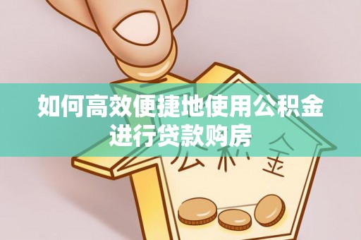 香港岛如何高效便捷地使用公积金进行贷款购房